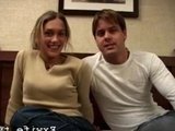 Семейная парочка первый раз пробует сниматься в порно видео